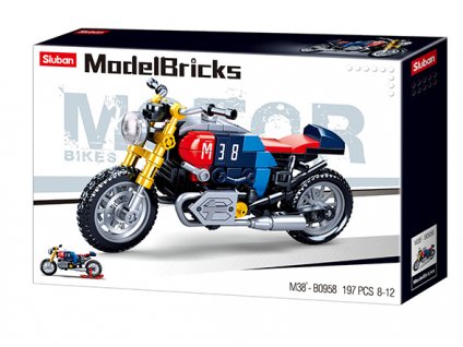 Sluban Model Bricks M38-B0958 Motorka Café racer