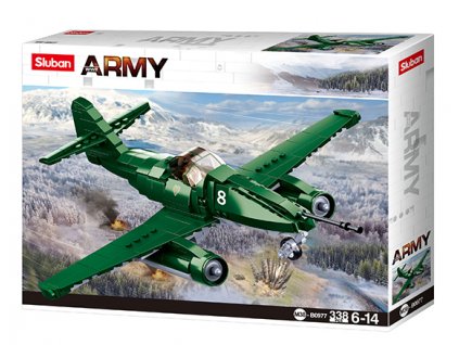 Sluban Army Bitva o Budapešť M38-B0977 Stíhací letoun