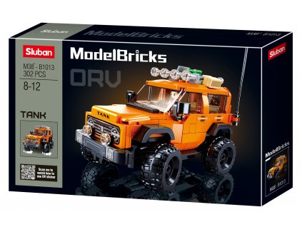 Sluban Model Bricks M38-B1013 Americký SUV vůz