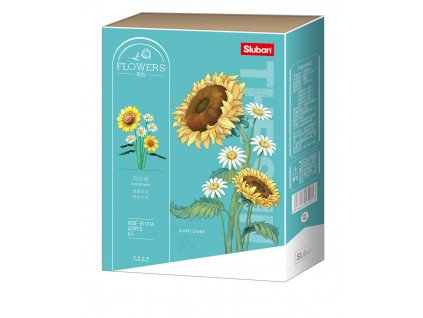 Sluban Flowers M38-B1121A Slunečnice s kopretinami