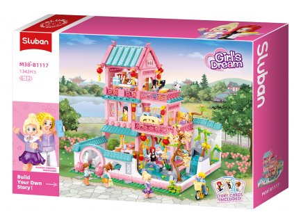 Sluban Girls Dream M38-B1117 Okrasná třípatrová vila