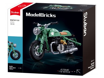 Sluban Model Bricks M38-B1133 Motorka R75