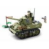Sluban Army Model Bricks M38-B0756 Velký bitevmí tank