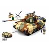 Sluban Army N38-B0859 Maskovaný tank střední 2v1