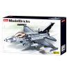 Sluban Army Model Bricks M38-B0891 Falcon Stíhačka