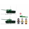 Sluban Army Bitva o Budapešť M38-B0979 IS-2 Sovětský těžký tank 2v1