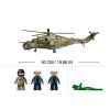 Sluban Army Model Bricks M38-B1137 Dělostřelecký vrtulník MI-24S
