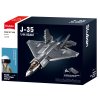 Sluban Army Model Bricks M38-B1186 Neviditelný letoun J-35 s kovovým povlakem