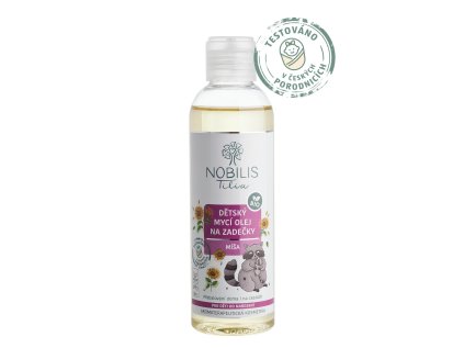 Nobilis Tilia Dětský mycí olej na zadečky Míša, 200 ml  S heřmánkem římským