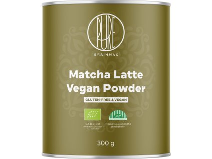 brainmax matcha latte vegan powder JPG ESHOP