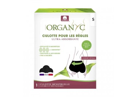 Organyc Menstruační kalhotky, černé