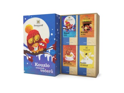 Dárková kazeta čajová Kouzlo zimních večerů