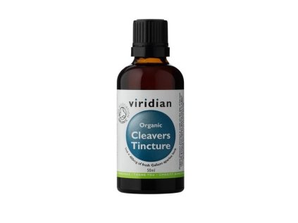 Viridian organic cleavers tincture 50ml