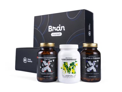 BrainMax Vánoce bez stresu  Chytrý balíček s adptogeny, L-Theaninem i hořčíkem  pro klidné svátky, doplněk stravy