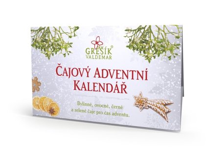 Grešík Čajový adventní kalendář  24 chutných čajů pro adventní čas