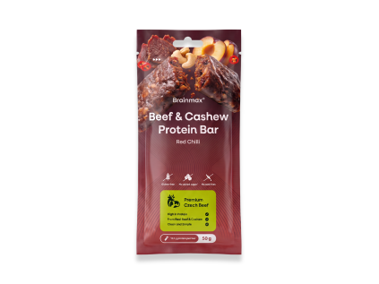 Brainmax beef cashew bar chilli
