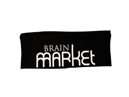 BrainMarket Sportovní čelenka Pevná sportovní čelenka s nápisem