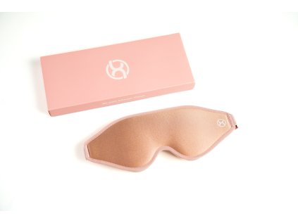 BrainMax Anatomicky tvarovaná maska na spaní PINK