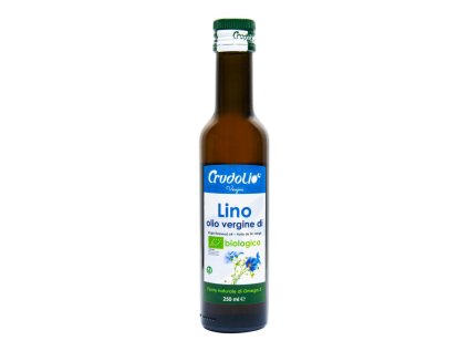 Crudolio - Lněný olej BIO, 250 ml *IT-BIO-009 certifikát