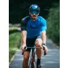 Brain unisex cyklistický set, dres a kraťasy, modrý  Modrý cyklistický dres s kraťasy