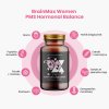 BrainMax Women PMS Hormonal Balance, 90 rostlinných kapslí  Vědecky ověřený komplex látek pro období pre(menstruační) fáze žen, 30 dávek, doplněk stravy