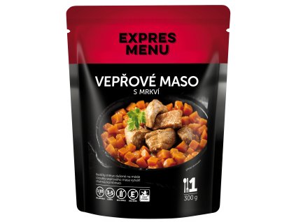 Bravčové mäso s mrkvou  1 porcia