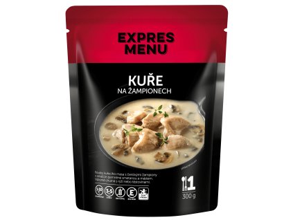 Kurča na šampiňónoch  1 porcie