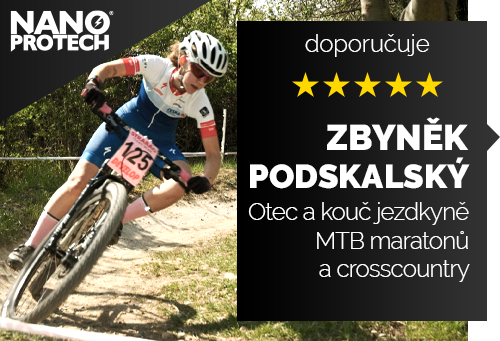 Zbyněk a Anna Podskalských - Otec kouč a dcera mladá talentovaná jezdkyně crosscountry a MTB maratonů na horských kolech