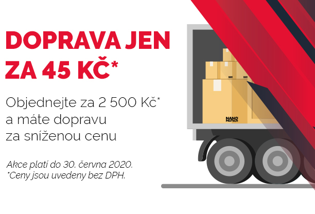 Poštovné za 45 Kč do konce června