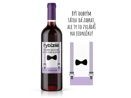 Den otců: Rybízák ve skle (karton 6ks)  6x Být dobrým tátou dá zabrat, ale ty to zvládáš na jedničku!