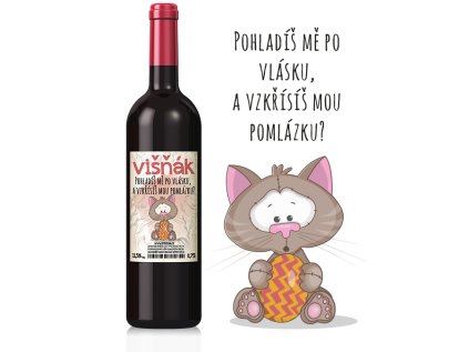 Pohladíš mě po vlásku, a vzkřísíš mou pomlázku?  Višňák ve skle 0,75l