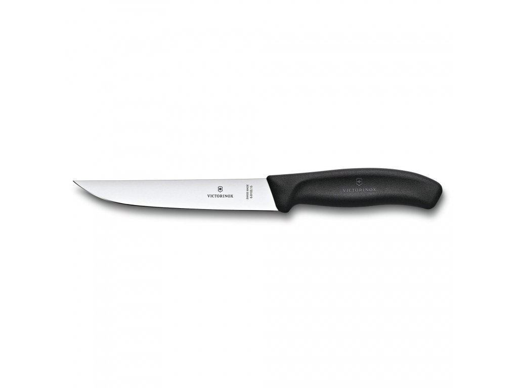 Nůž Swiss Classic, 15 cm, černý, blister