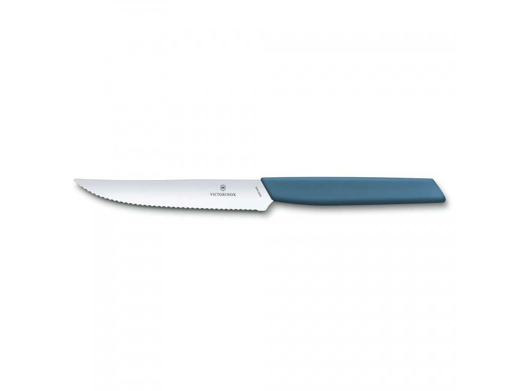 Sada Swiss Modern (stejkové nože), 2 ks.,12cm, blister, modrá