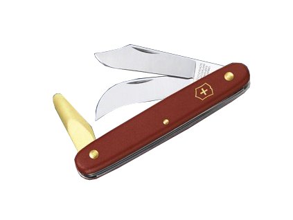 Kapesní zahradnický nůž Victorinox multitool červený