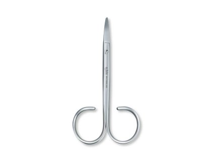 Nůžky manikúrní Rubis Nail Scissors, 89 mm, kulaté, nerezové