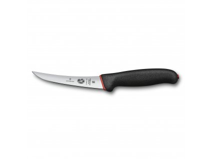 Nůž Dual Grip, boning knife, 12cm, straight, super flex, black/red