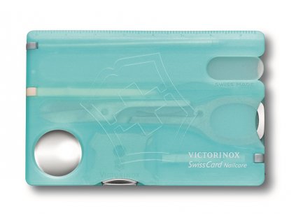 Karta Swiss Card Nailcare  ledově modrá