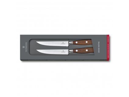 Nůž Grand Maître steakový, Wood, 2 ks, 12 cm, Wavy