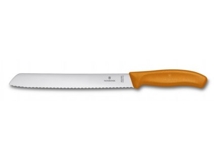 Nůž na chleba Swiss Classic 21 cm oranžový