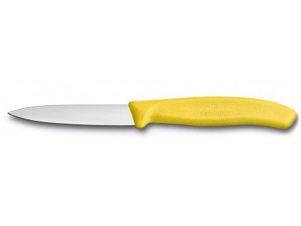 Nůž kuchyňský žlutý 8cm