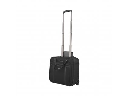 Kufr Werks Professional Cordura, Wheeled Business Brief Compact, Black