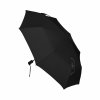 Deštník Travel Accessories Edge, Duomatic Umbrella, Black