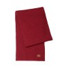 Šála Rib Knit Scarf with Victorinox Leather Patch, Red