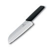 Nůž Santoku 17 cm, Swiss Modern, černý