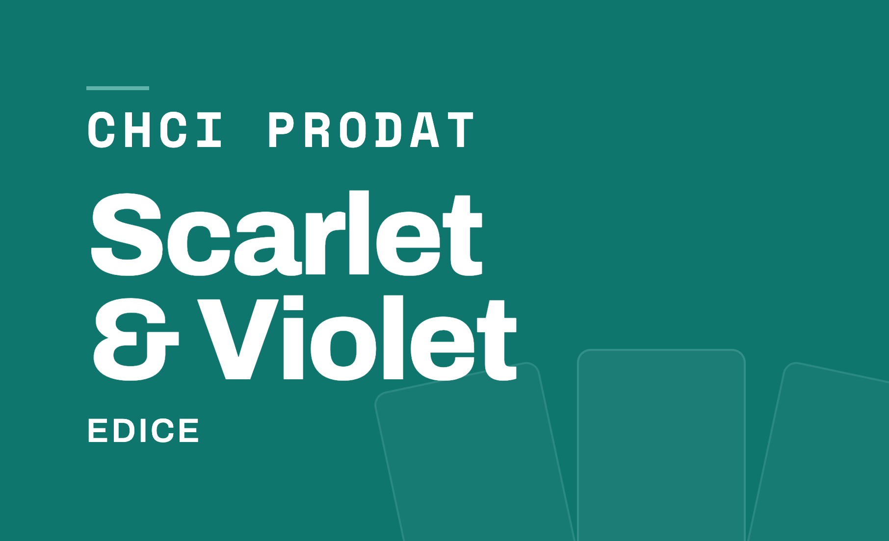Scarlet & Violet