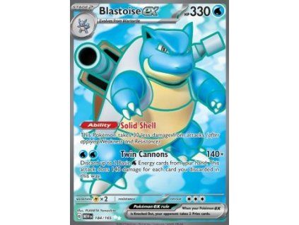 MEW 184/165 Blastoise ex - 151