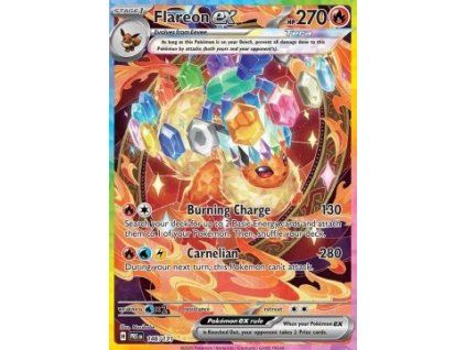 50890 pre 146 131 flareon ex prismatic evolutions