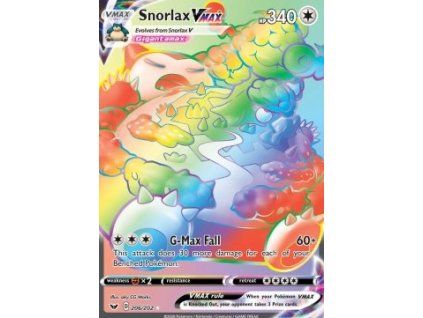 60295 ssh 206 202 snorlax vmax sword shield