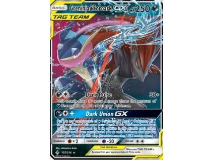 61981 unb 107 214 greninja zoroark gx unbroken bonds