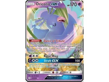 62539 cec 095 236 oricorio gx cosmic eclipse